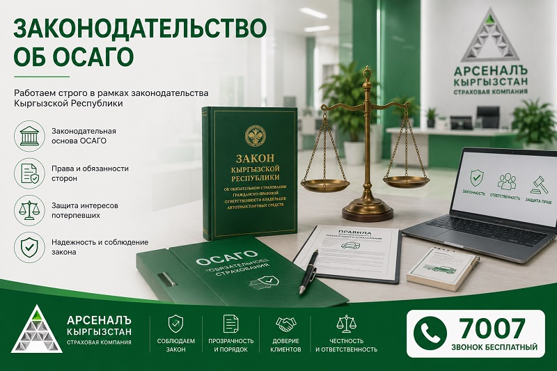 Кыргыз Республикасындагы ОСАГО мыйзамдары
