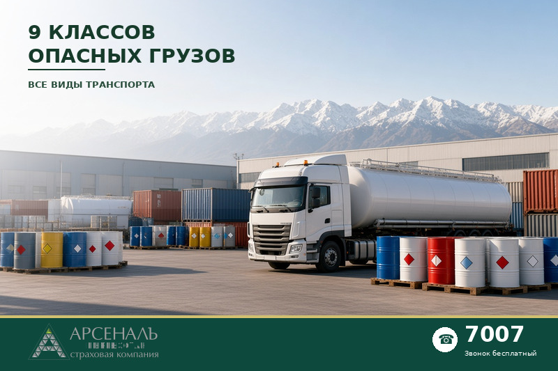Dangerous-goods classes under OSGO OG
