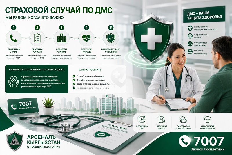 ДМС боюнча камсыздандыруу окуясы