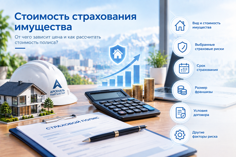 Мүлктү камсыздандыруу полисинин баасы